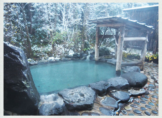 駒ヶ岳温泉／女湯の露天風呂